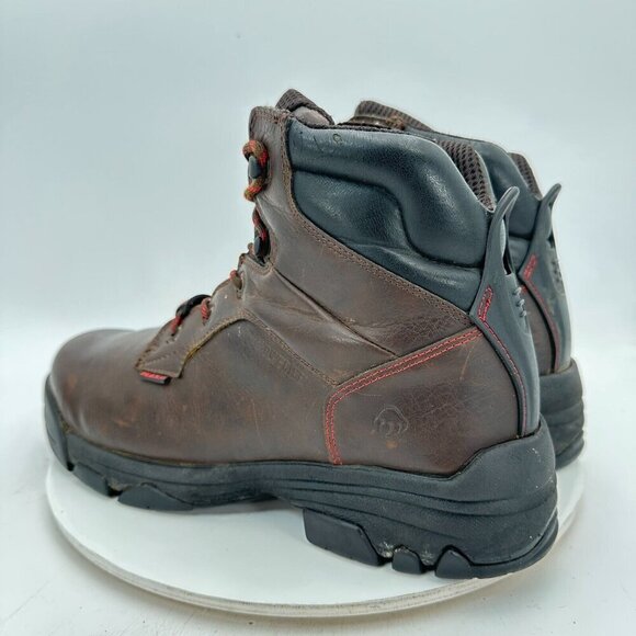 Wolverine Merlin Men Sz 12M Brown Leather Composite Toe 6" Waterproof Work Boot - Picture 7 of 14